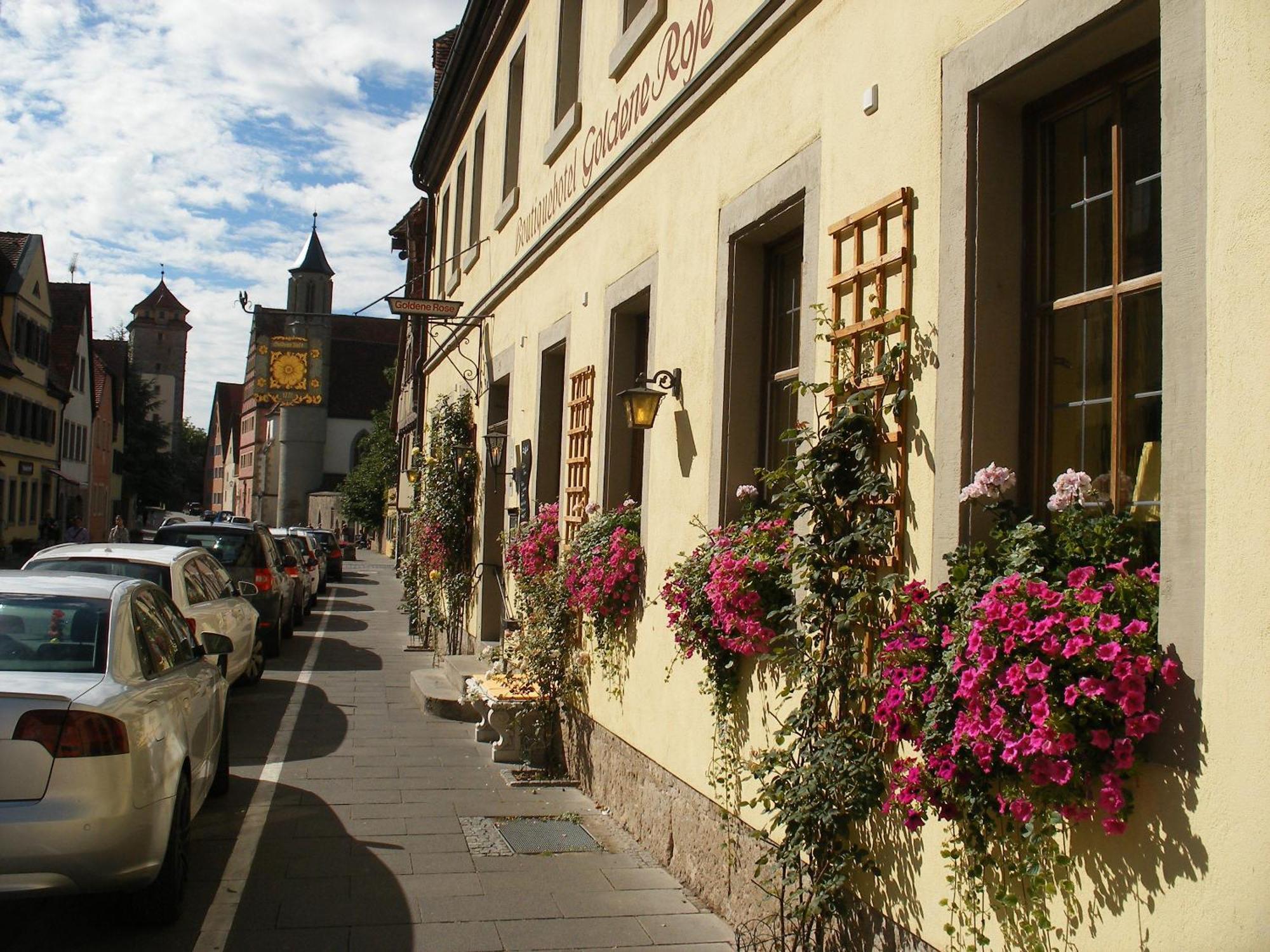 Boutiquehotel Goldene Rose - Self-Check-In Rothenburg ob der Tauber Eksteriør bilde