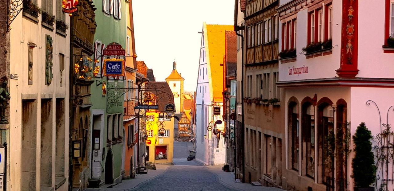 Boutiquehotel Goldene Rose - Self-Check-In Rothenburg ob der Tauber Eksteriør bilde
