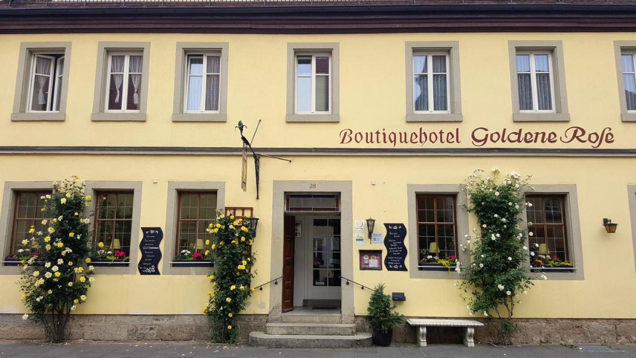 Boutiquehotel Goldene Rose - Self-Check-In Rothenburg ob der Tauber Eksteriør bilde