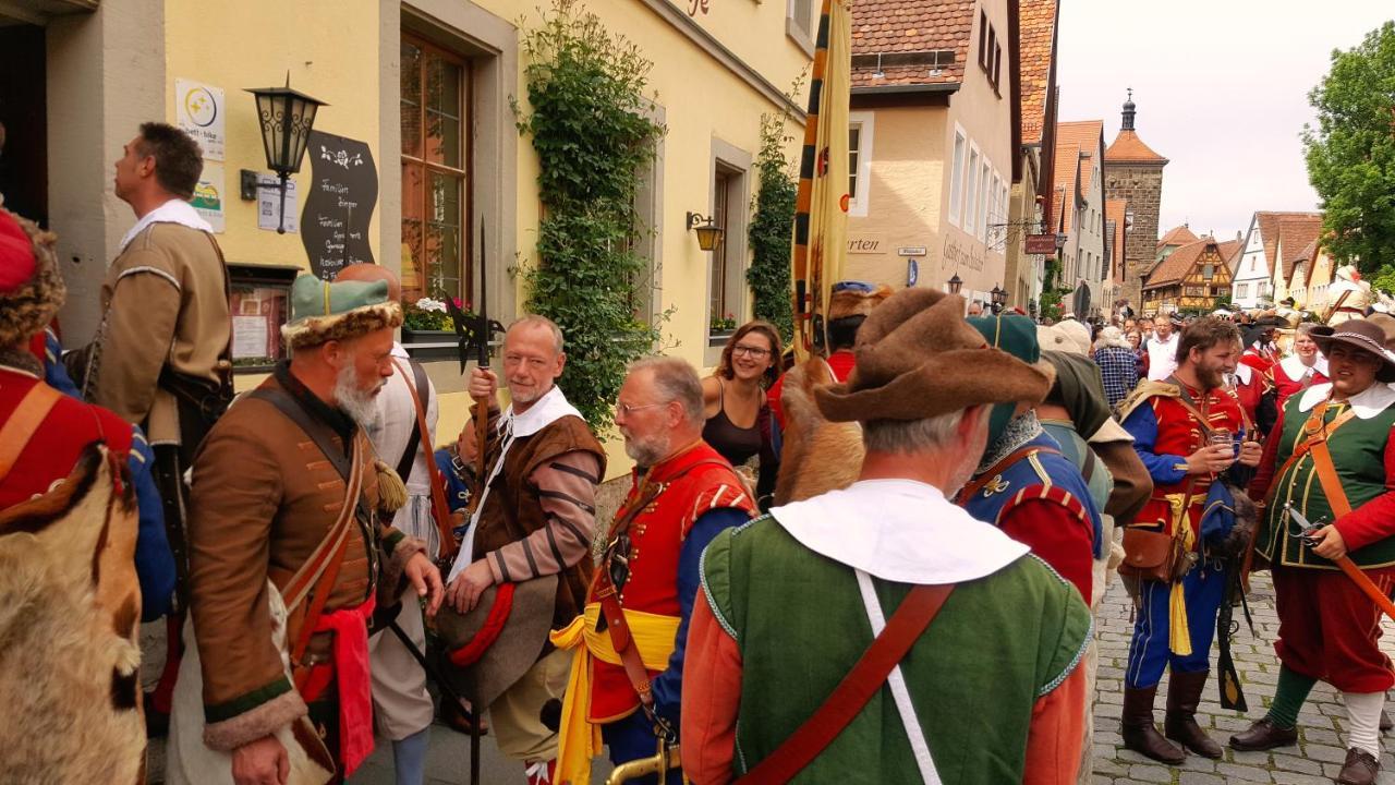 Boutiquehotel Goldene Rose - Self-Check-In Rothenburg ob der Tauber Eksteriør bilde