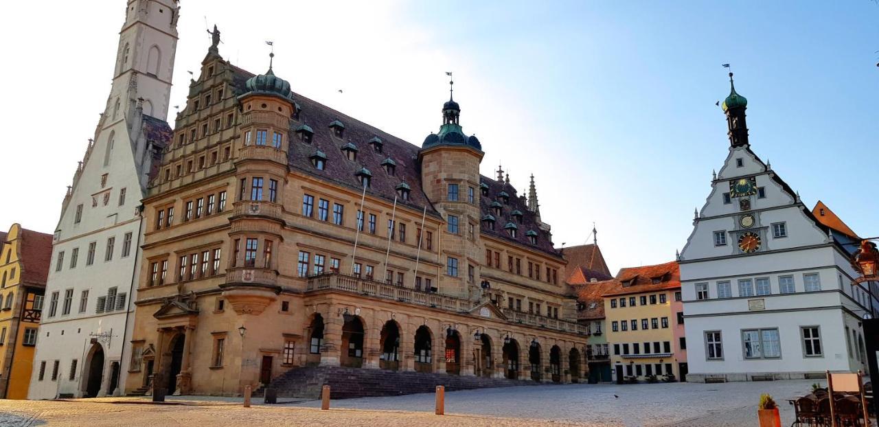 Boutiquehotel Goldene Rose - Self-Check-In Rothenburg ob der Tauber Eksteriør bilde